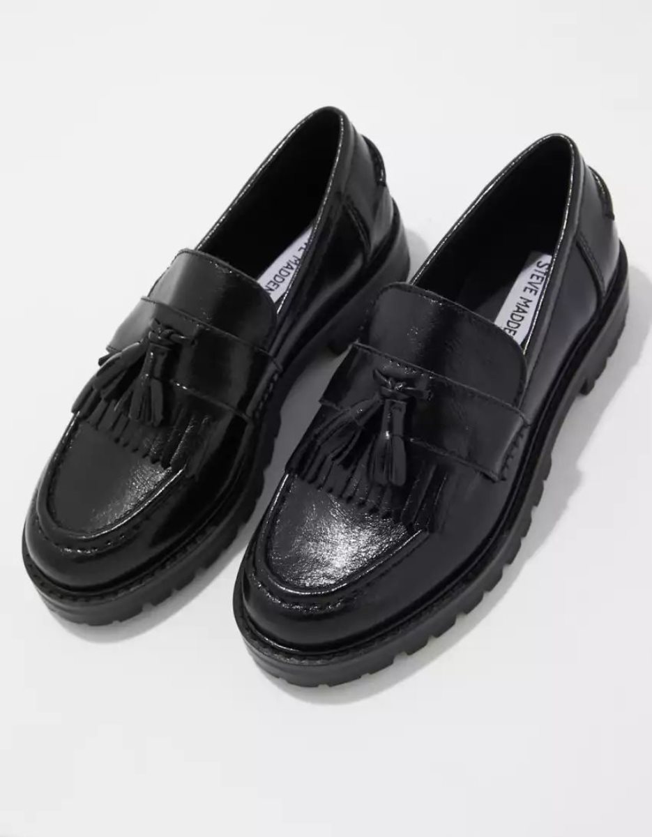 Loafers American Eagle Minka Noir Femme | MXP-40883631